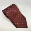 Equetech Showing Tie Polka Dot Junior Burgundy/Canary